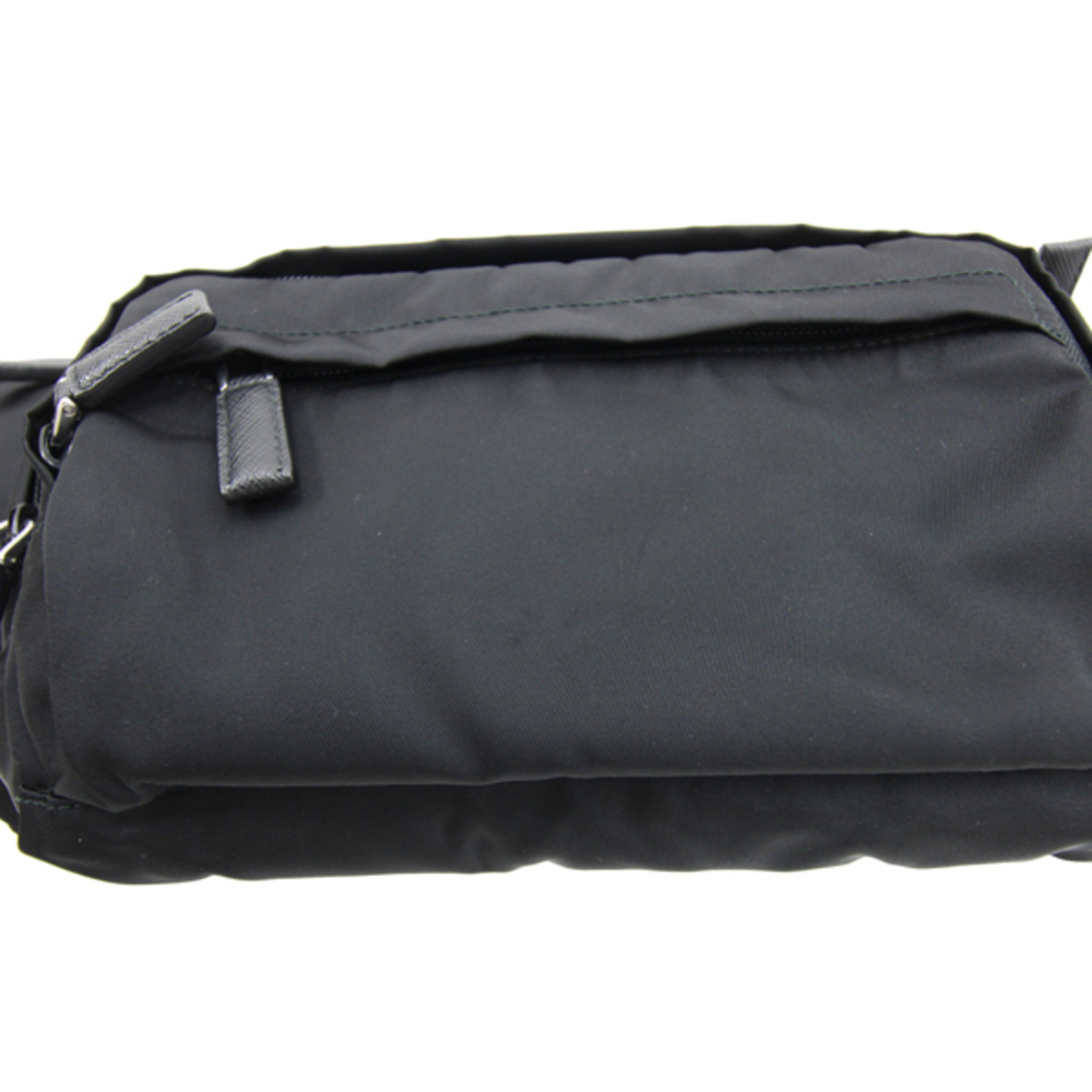 Prada Body Bag Nylon Leather Black - Picture 4 of 9